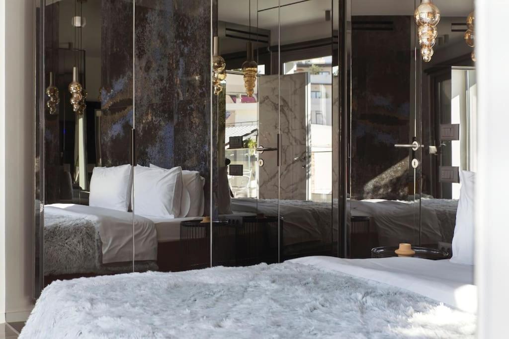 Luxury Acropolis View Apartment-Living Stone Black Pearl Athens Exterior photo